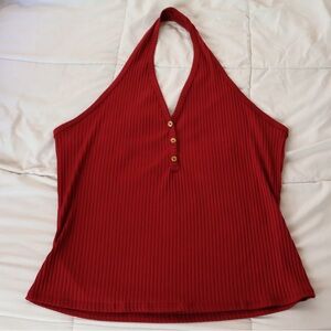Red Halter Top
